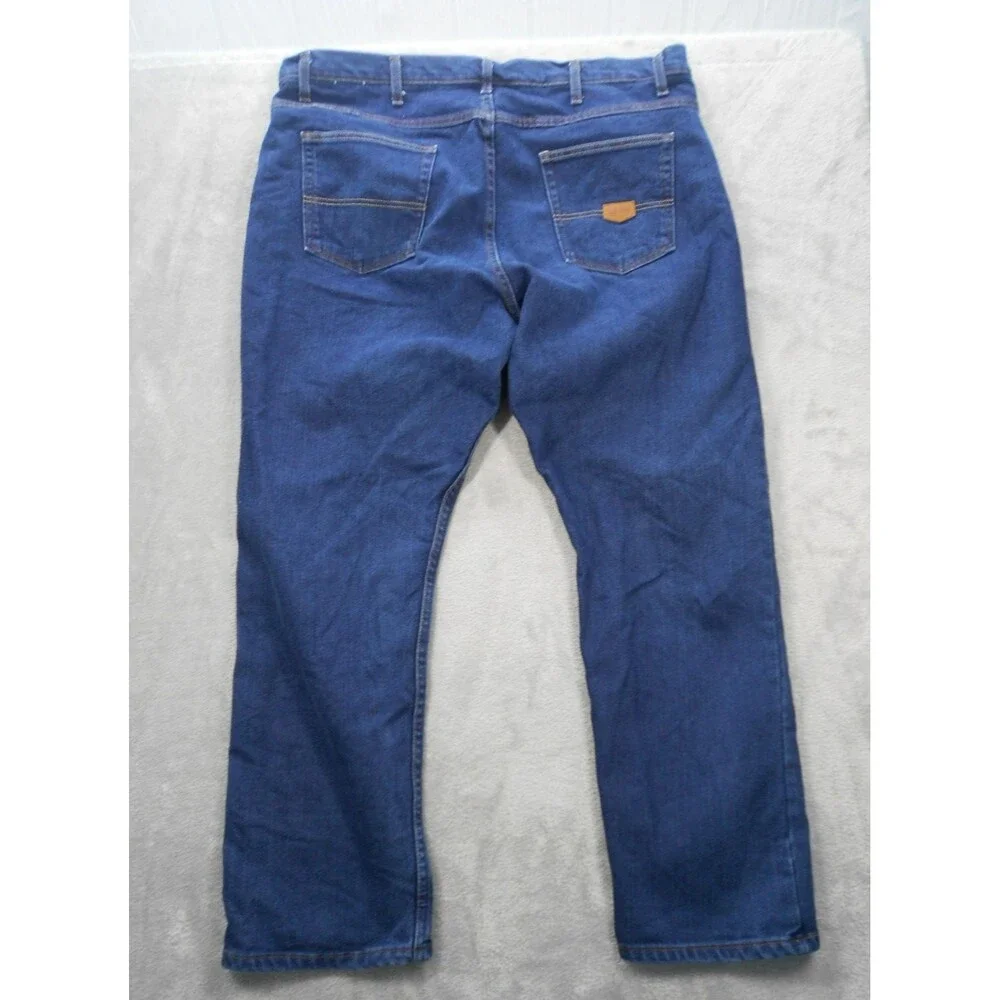 Red Kap Jeans  Men's Size 44x30 (Actual 40x29) Blue Denim Workwear Straight Leg